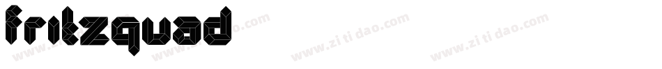 FritzQuad字体转换