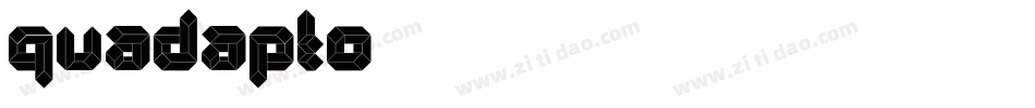 QUADAPTO字体转换