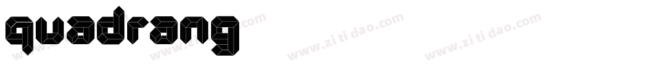QUADRANG字体转换