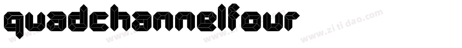 QuadChannelFour字体转换
