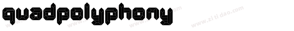 QuadPolyphony字体转换