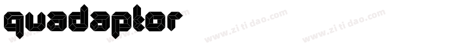 Quadaptor字体转换