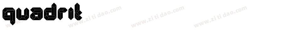 Quadrit字体转换