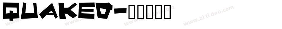 Quaked字体转换