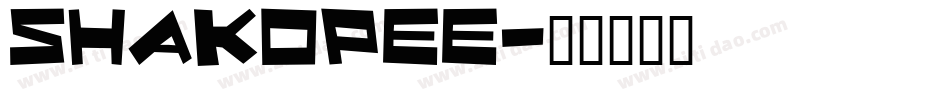 Shakopee字体转换