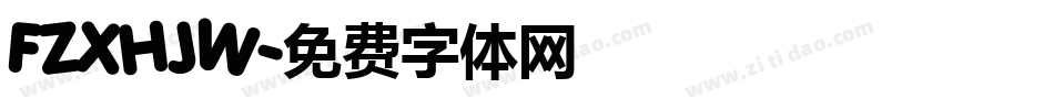FZXHJW字体转换