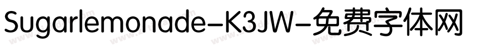Sugarlemonade-K3JW字体转换