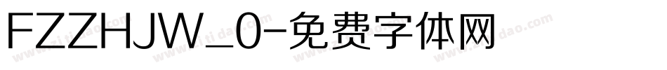 FZZHJW_0字体转换