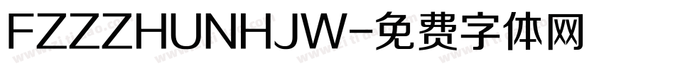 FZZZHUNHJW字体转换