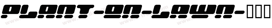 Plant-on-lawn字体转换