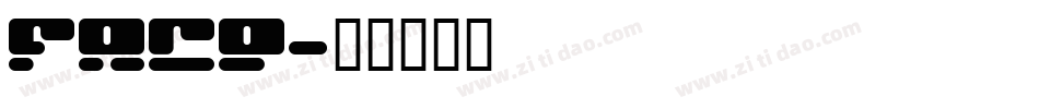 Face字体转换