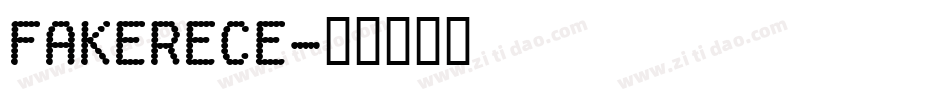 FAKERECE字体转换