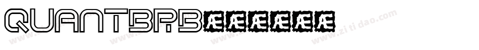 QUANTBRB字体转换