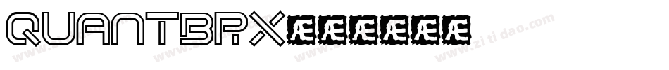 QUANTBRX字体转换