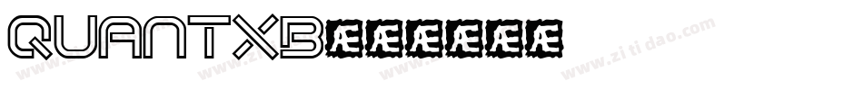 QUANTXB字体转换