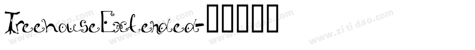 TreehouseExtended字体转换