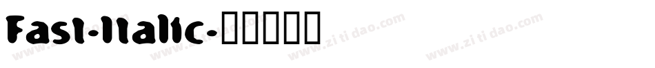 Fast-Italic字体转换