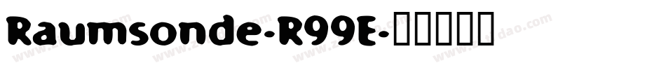 Raumsonde-R99E字体转换