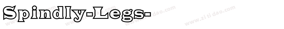 Spindly-Legs字体转换