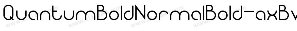 QuantumBoldNormalBold-axBvK字体转换