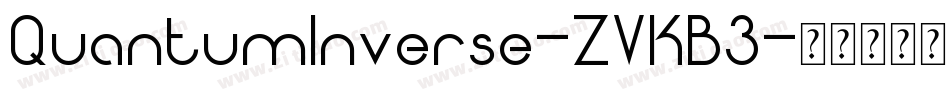 QuantumInverse-ZVKB3字体转换