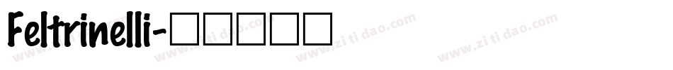 Feltrinelli字体转换
