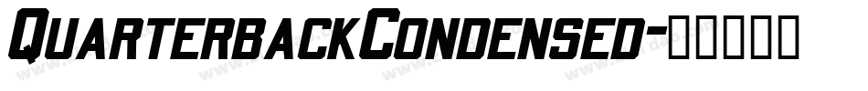 QuarterbackCondensed字体转换