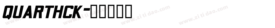 quarthck字体转换