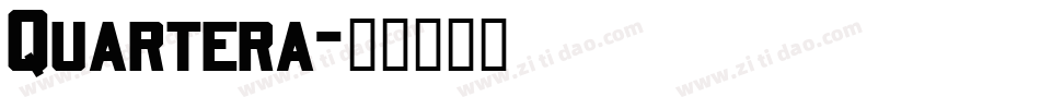 Quartera字体转换