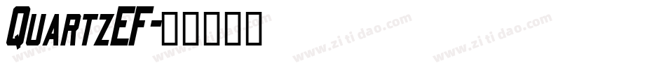 QuartzEF字体转换