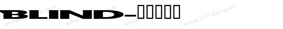 Blind字体转换