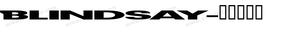 Blindsay字体转换