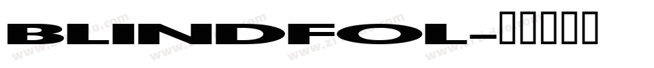 blindfol字体转换
