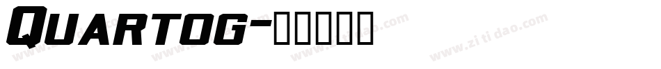 Quartog字体转换