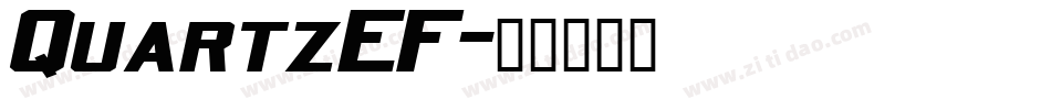 QuartzEF字体转换