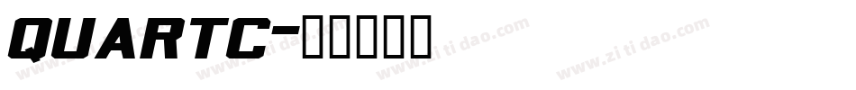 quartc字体转换