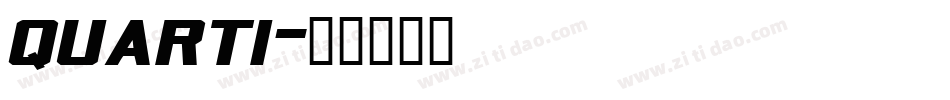 quarti字体转换