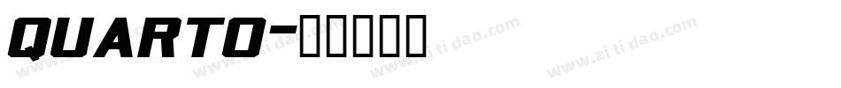 quarto字体转换