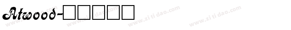 Atwood字体转换