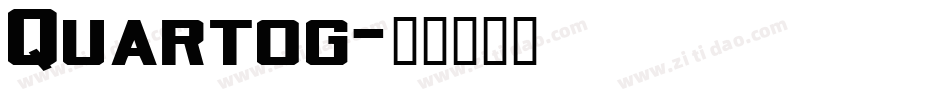 Quartog字体转换