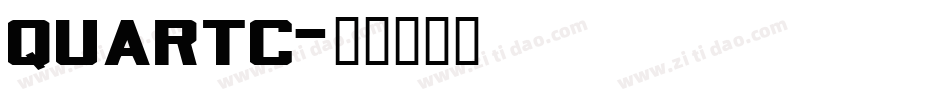 quartc字体转换