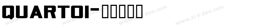 quartoi字体转换