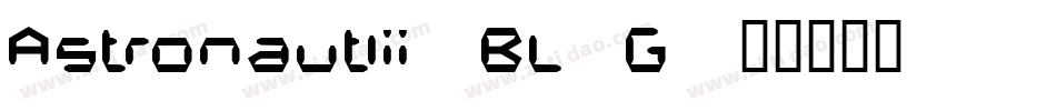 AstronautIii-BL5G字体转换