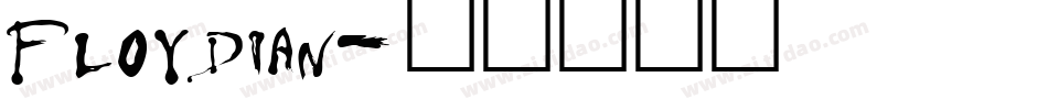 Floydian字体转换
