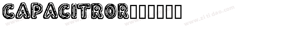 CAPACITRor字体转换