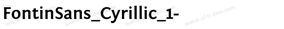 FontinSans_Cyrillic_1字体转换