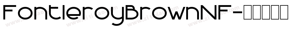 FontleroyBrownNF字体转换