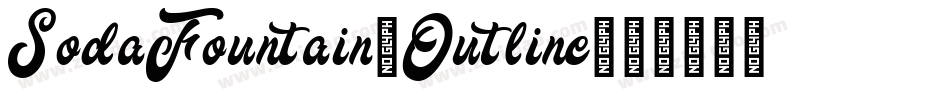 SodaFountain-Outline字体转换
