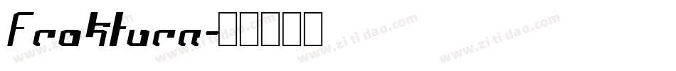 Frakturn字体转换