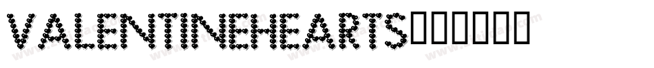 VALENTINEHEARTS字体转换